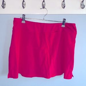 Gap Running skirt with shorts skort size L pink